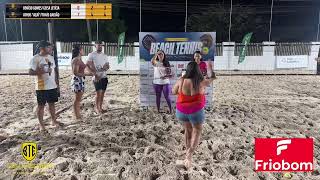 1° Open de Beach Tennis da Arena PlayBall Final Mista Open [upl. by Ajit]