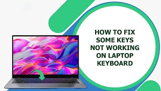 How to Fix Laptop Keyboard Keys Not Working  some keys not working on Laptop  Keyboard Not Working [upl. by Yecnay]