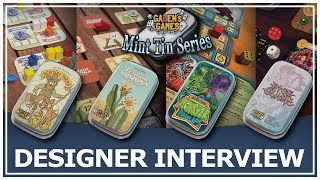 Galens Games Mint Tin Series  Designer Interview [upl. by Reichel]