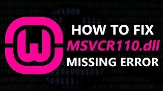 How to Fix MSVCR110dll Missing Error in hindi Windows 10 81 amp 7  Web Technical Tips [upl. by Tihw]