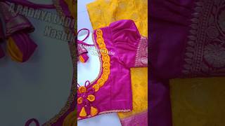 💛 Navratri 1st day colour 💛 blouse design 🔥 navaratri Shorts blousedesign [upl. by Immas]