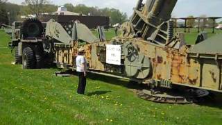 Aberdeen Ordnance Museum M65 Atomic Cannon [upl. by Ydnim990]