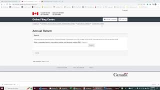 Corporations Canada Annual return [upl. by Odlabso]