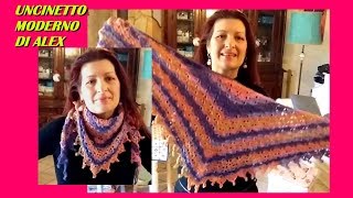 CROCHET BAKTUS SCARF EASY VIRUS tutorial [upl. by Shien]