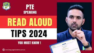 2024 PTE Speaking Read Aloud Tips and Tricks  Demonstration One Line Strategy  Language Academy [upl. by Nemracledairam]