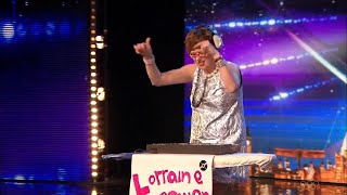 Britains Got Talent 2021 Lorraine Bowen Best Of The Buzzers [upl. by Ardnossac516]