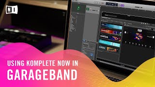 Using KOMPLETE NOW in Garageband  Native Instruments [upl. by Hallutama]