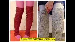 leg warmers knitting pattern [upl. by Margarete]