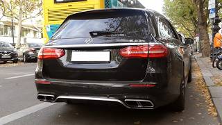 2018 Mercedes E63S Wagon Loud Exhaust Sound and Revs [upl. by Birmingham]