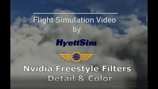 MSFS2020  Nvidia Freestyle Filters Detail and Color [upl. by Neumeyer]