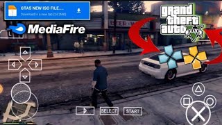 NEW GTA 5 PPSSPP ISO FILE 2022 REAL LIFE GAMEPLAY ANDROID OFFLINE  GTA 5 PSP 24MB [upl. by Notsreik]