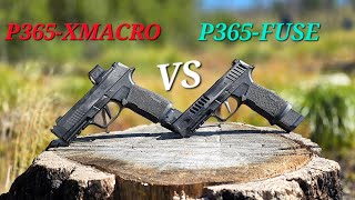 SIG P365 XMACRO VS SIG P365 FUSE [upl. by Notyad]