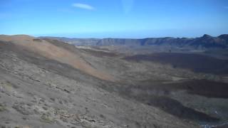 View from Cable Car to Mount Teide volcano on Tenerife in the Canary Islands Spain [upl. by Buke64]