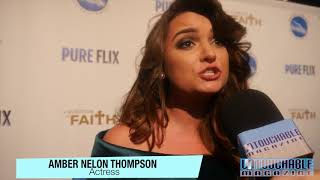 Amber Thompson A Question of Faith Movie Premier [upl. by Drareg]