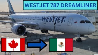 WestJet 787 DREAMLINER  TRIP REPORT YYCCUN [upl. by Assenar]