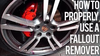 How to Use a Fallout Remover to Clean Car Wheels [upl. by Brenza]