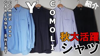 秋に大活躍シャツ紹介【COMOLI・コムデギャルソン シャツ・Y】（ドメブラ） [upl. by Wood]