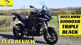 2022 BMW S1000XR Triple Black Full Review  Definitively Cool [upl. by Mady]