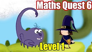 Meet multiplication Numbers Game  Mathemagics Quest Numbers 6 Level 1 [upl. by Atekehs]