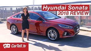 2018 Hyundai Sonata Review  CarTelltv [upl. by Colwell]