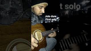 Joto dure by warfaze  First solo in acoustic [upl. by Atiken]