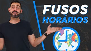 FUSOS HORÁRIOS de forma FÁCIL  aula completa [upl. by Idna]