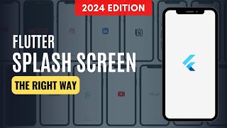 Flutter Native Splash Screen Detailed Setup Guide  2024 Edition [upl. by Amalea]