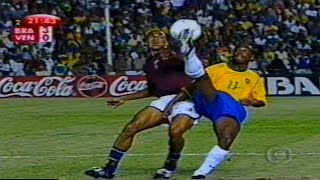 Quando Edilson Capetinha fez seu Maior Jogo pela Seleção Classificando o Brasil para a Copa de 2002 [upl. by Ardnazxela]