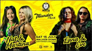 NAT amp MARTINA vs EVE amp LANA ⚡ THUNDERSTRUCK ⚡ [upl. by Grand]