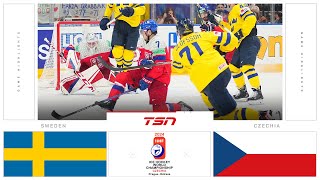 Czechia vs Sweden HIGHLIGHTS  2024 Mens World Hockey Championships [upl. by Osborn276]