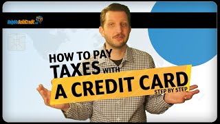 How to pay taxes with a credit card step by step [upl. by Ahseit]