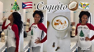 Easy Puerto Rican Coquito Recipe  Caribbean Eggnog [upl. by Ahsikahs25]