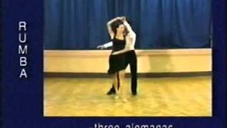 Rumba dance steps 14 ThreeAlemanas [upl. by Sirmons707]