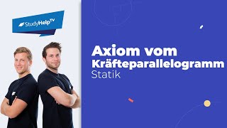 Resultierende von Kräften  Axiom vom Kräfteparallelogramm Technische Mechanik StudyHelp [upl. by Worrad756]