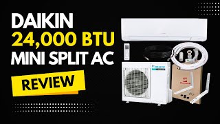 DAIKIN 24000 BTU Mini Split AC Review [upl. by Erreipnaej]