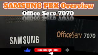 Samsung OfficeServ 7070  Samsung OfficeServ 7070 PABX Overview [upl. by Name]