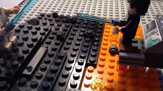 LEGO Star Wars Anakin VS ObiWan Mini MOC [upl. by Goodhen]