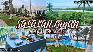 We stayed at the HILTON RESORT in Salalah Oman Lets check it out oman travel صلالة عمان ترند [upl. by Ettezoj]