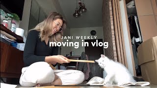 JANI WEEKLY  moving in vlog bigger condo 🥺 [upl. by Akilegna]