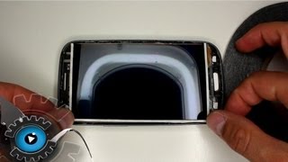 Samsung Galaxy S3 Glas Wechseln Tauschen unter 20€ Reparieren GermanDeutsch Teil 3 [upl. by Kieran]