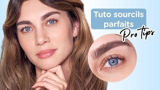 Tuto sourcils parfaits  épilation amp techniques maquillage naturel [upl. by Amy]