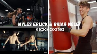 Briar Nolet amp Myles Erlick  Kickboxing Evolution [upl. by Arrak]