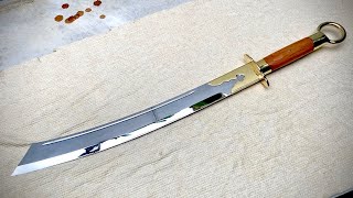 How l made a sword from an old spring [upl. by Beitnes191]