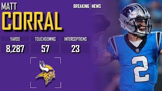 𝐁𝐑𝐄𝐀𝐊𝐈𝐍𝐆 𝐍𝐄𝐖𝐒 Minnesota Vikings Sign Quarterback Matt Corral  2024 NFL Offseason ᴴᴰ [upl. by Perce756]