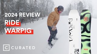 2024 Ride Warpig Snowboard Review  Curated [upl. by Eittap]