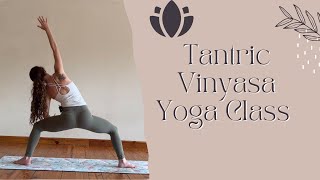 Tantric Vinyasa Yoga Class  Feminine amp Masculine Balance ☯️ [upl. by Euqirat955]