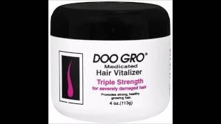 Doo Gro Medicated Hair Vitalizer Triple Strength for Severely Damaged Hair 4 oz [upl. by Cicero]