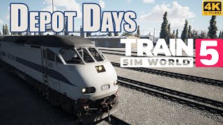 Train Sim World 5  Depot Days Scenario San Bernardino Line 4K [upl. by Balch]