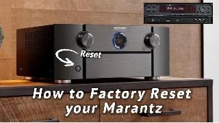 Marantz factory Reset Default  SRSeries AV Receiver Auro3D® built marantz [upl. by Nyleaj587]