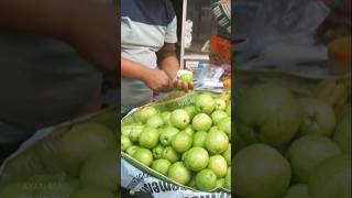 Tasty Guava Chaat  guava guavachaat peyaramakha streetfood food foodie fruit fruitcutting [upl. by Thelma]